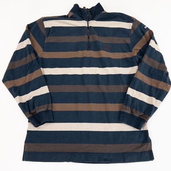 Paul & Shark Yachting Sweater Mens Small Habana Yacht Club Striped Made in Italy - Picture 1 of 11